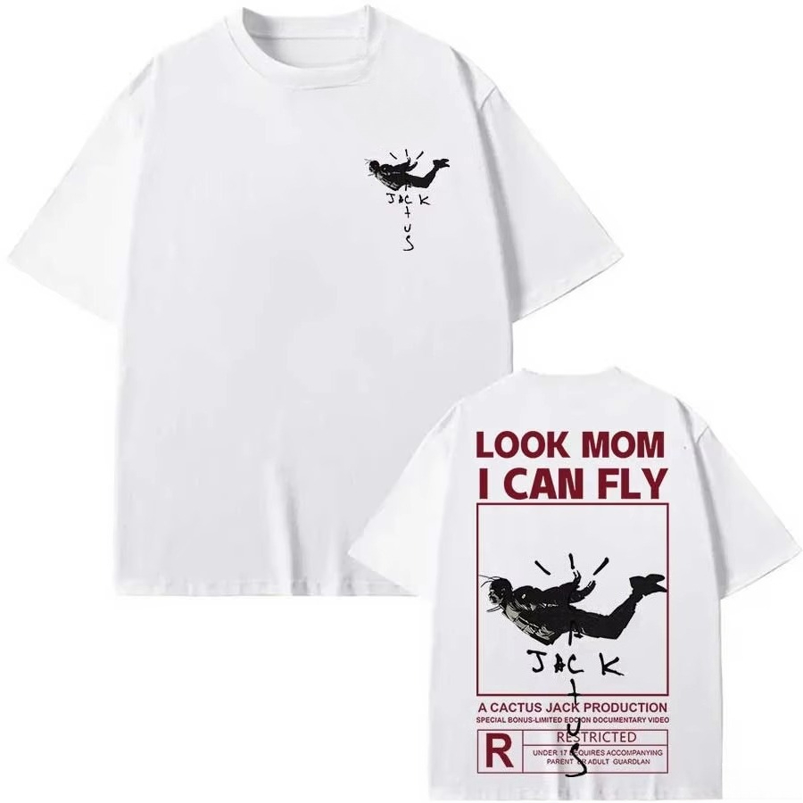Cactus Jack Tee - 2026 New Cotton T Shirt Men