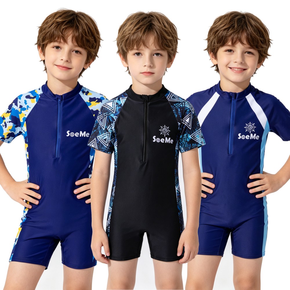 Boys Navy Camo Print One Piece - A Bathing Ape Camo recension och pris