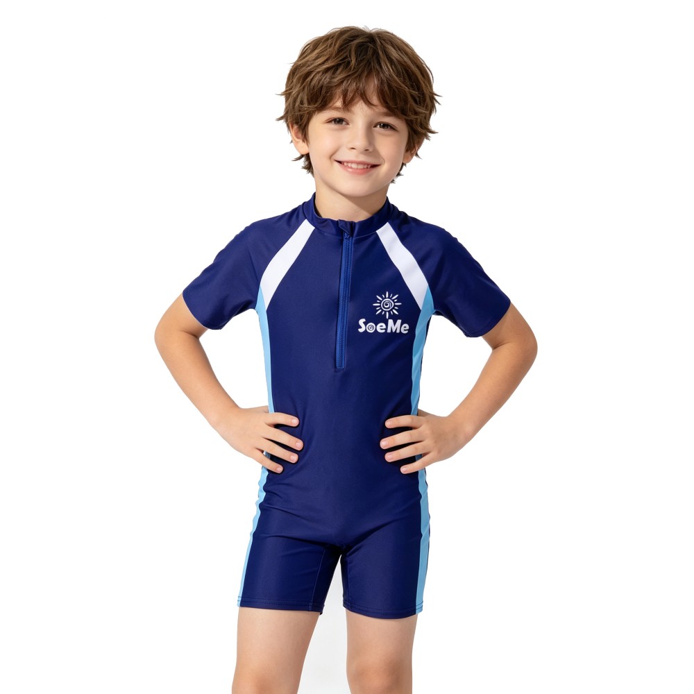 Boys Navy Camo Print One Piece - A Bathing Ape Camo recension och pris