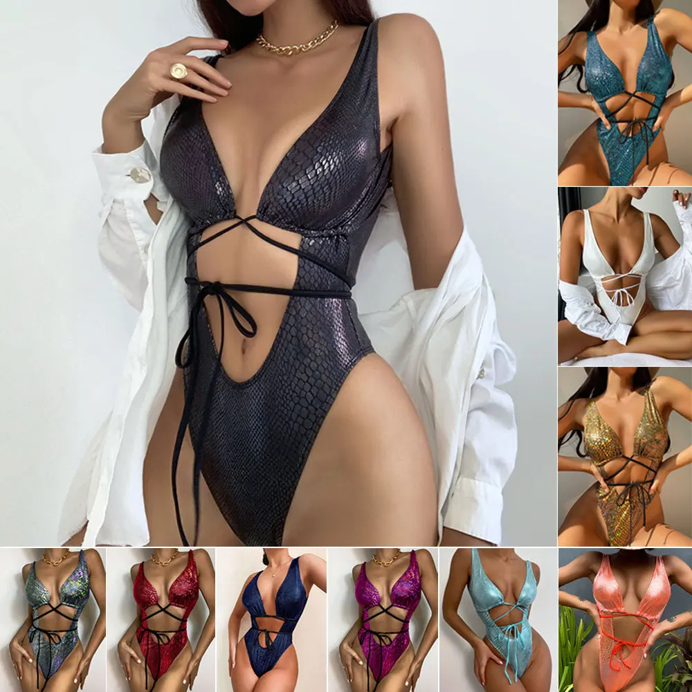 Sexy Pink Snake Print Swimwear - A Bathing Ape Camo recension och pris