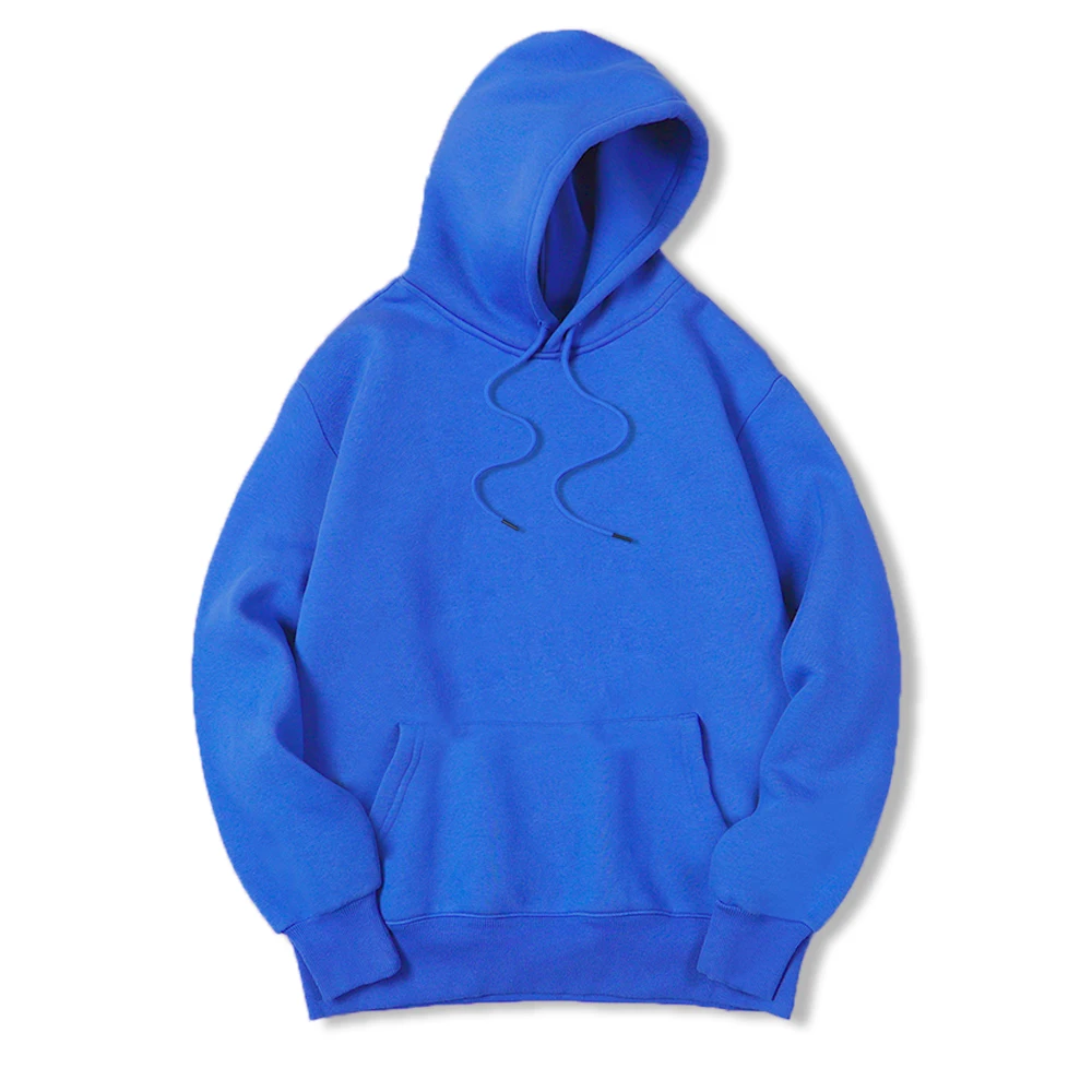 Men's Solid Color Hooded Sweat - Streetwear Brand Jersey recension och pris
