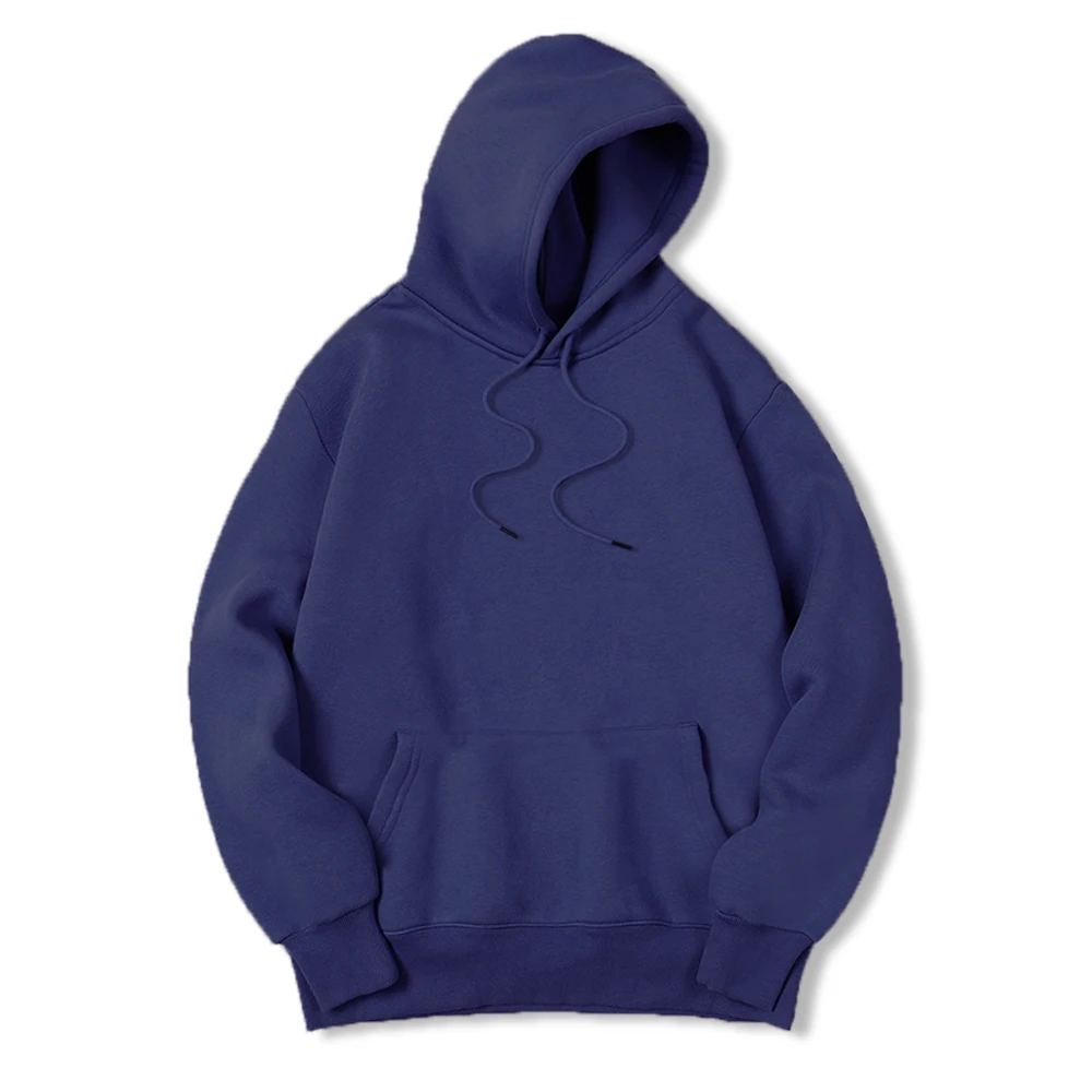 Men's Solid Color Hooded Sweat - Streetwear Brand Jersey recension och pris