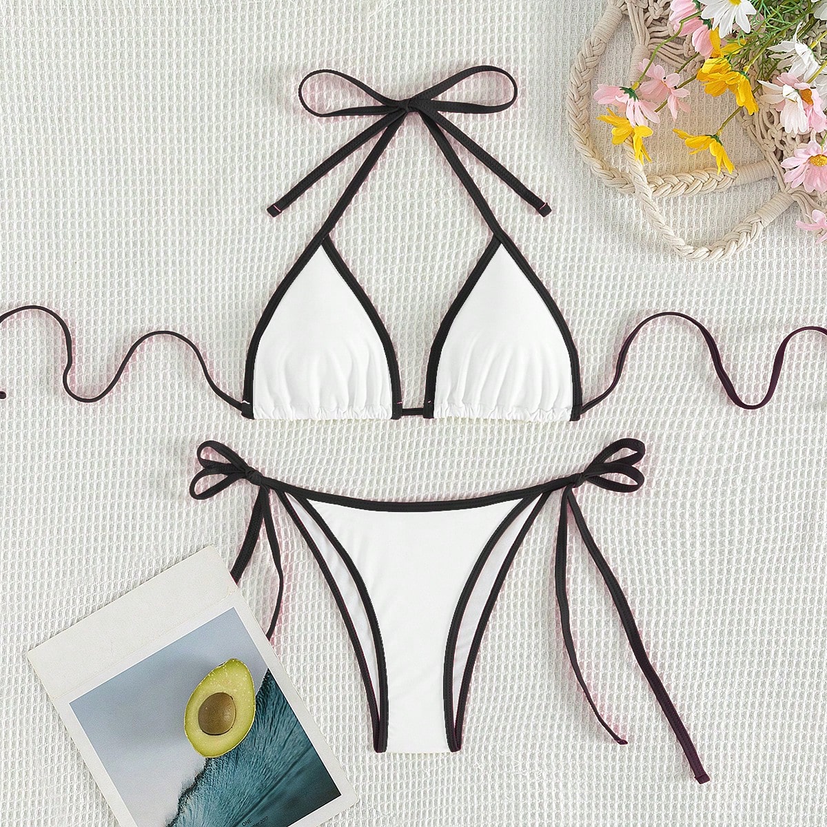 Summer white camisole bikini s - A Bathing Ape Camo recension och pris